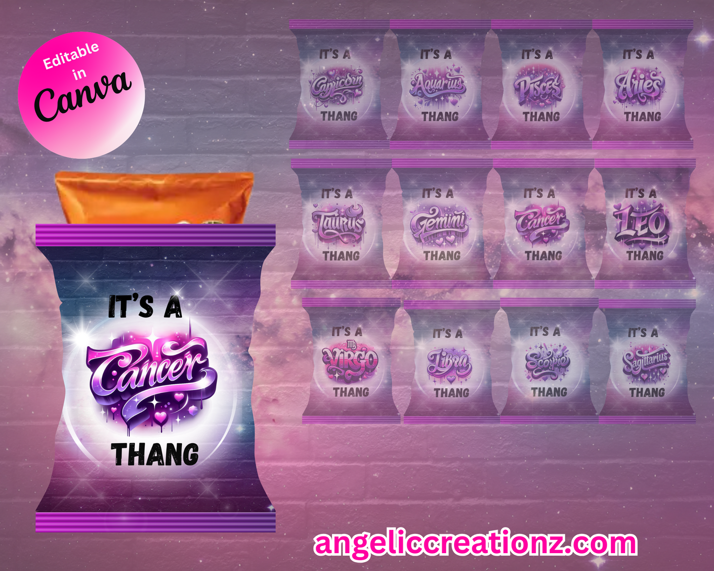 Cancer Chip Bags (DIGITAL PRODUCT)