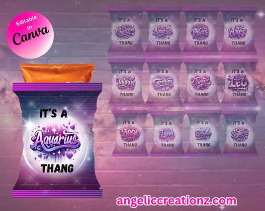 Aquarius Chip Bags (DIGITAL PRODUCT)