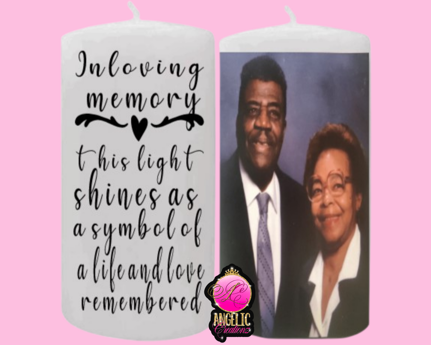 Custom Photo Candles