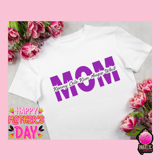 Mother's Day (Word knock out T-shirt)